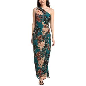 hutch sleeveless v-neck bow-back tiered a-line maxi dress Fifth Avenue Bow Back Maxi Dress White